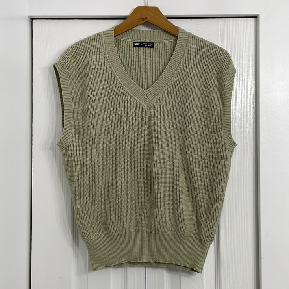 Sage Green Sweater Vest